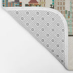 san antonio skyline Bath Mat Gallery Image 2