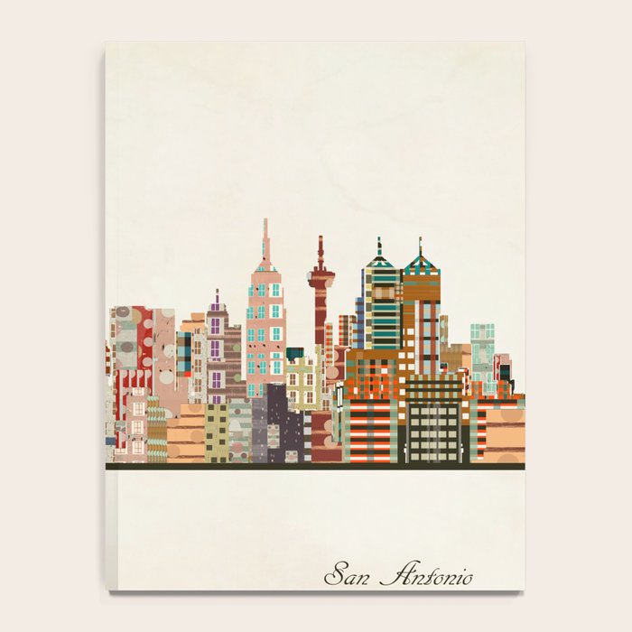 san antonio skyline Notebook Gallery Image 4