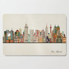 san antonio skyline Cutting Board Gallery Image 1
