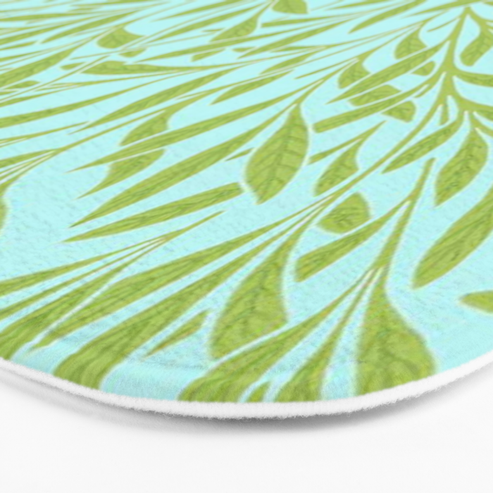 William Morris Willow Sky Leaf Bath Mat Gallery Image 3