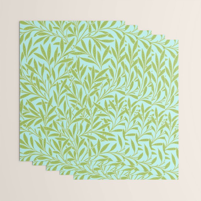 William Morris Willow Sky Leaf Wrapping Paper Gallery Image 3