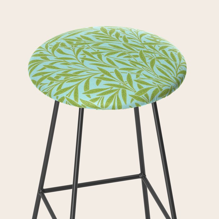 William Morris Willow Sky Leaf Stool Gallery Image 2