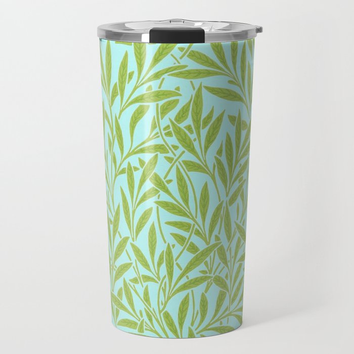 William Morris Willow Sky Leaf Travel Mug Gallery Image 1