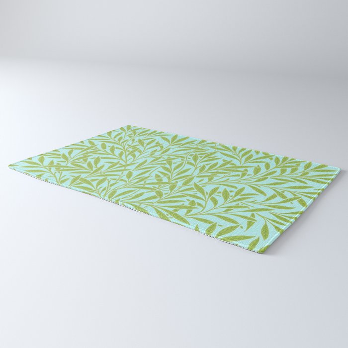 William Morris Willow Sky Leaf Rug Gallery Image 3