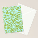 William Morris Willow Sky Leaf Stationery Card Gallery Image 2