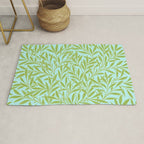 William Morris Willow Sky Leaf Rug Gallery Image 1