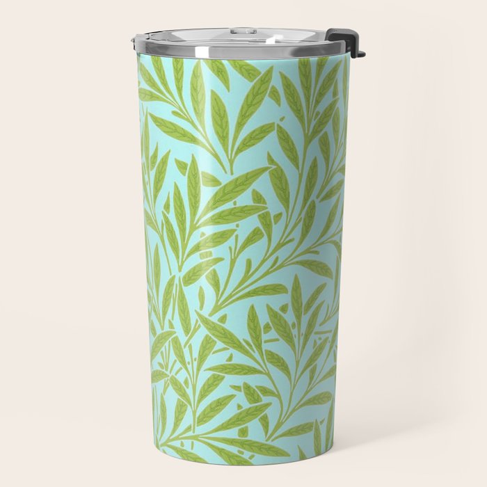William Morris Willow Sky Leaf Travel Mug Gallery Image 2