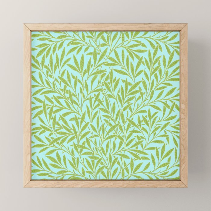 William Morris Willow Sky Leaf Mini Art Print Gallery Image 1