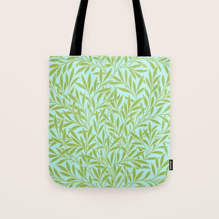 William Morris Willow Sky Leaf Tote Bag Gallery Image 1