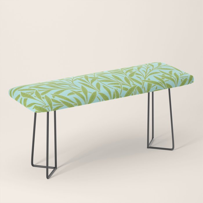 William Morris Willow Sky Leaf Bench Gallery Image 1