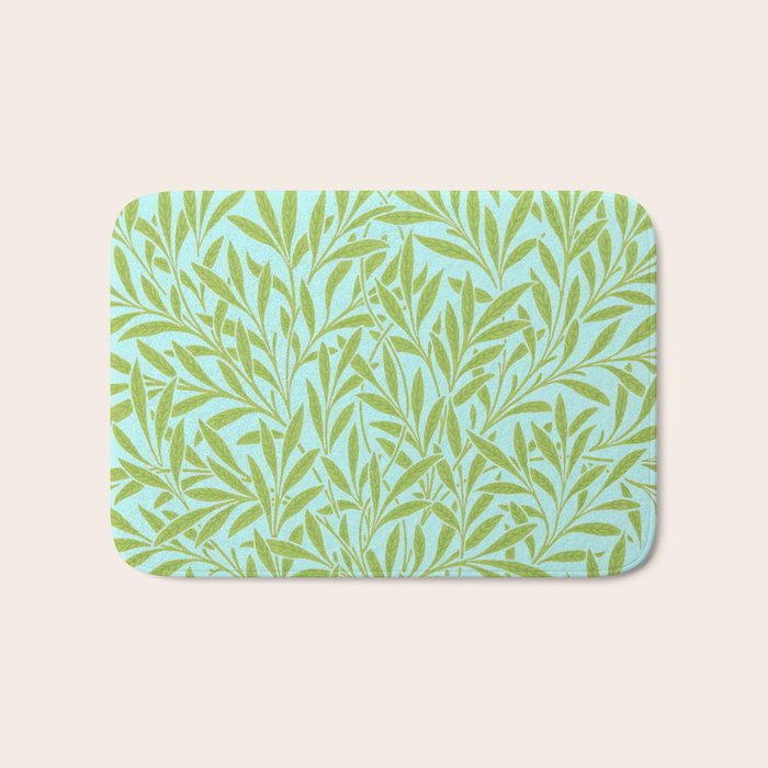 William Morris Willow Sky Leaf Bath Mat Gallery Image 1