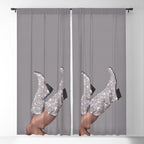 These Boots - Glitter After Hours Window Curtain Gallery Image 5