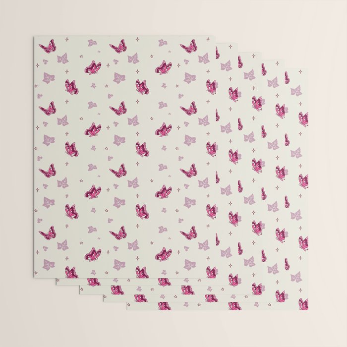 Red Ivy Wrapping Paper Gallery Image 3
