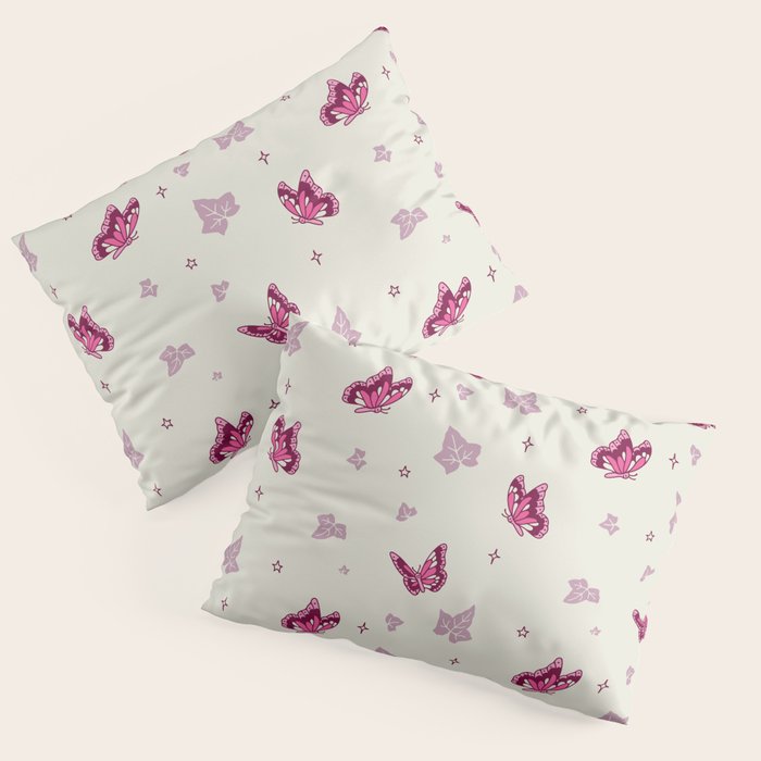 Red Ivy Pillow Sham Gallery Image 1