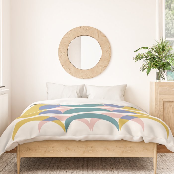Moon Phases Abstract I Duvet Cover Gallery Image 3