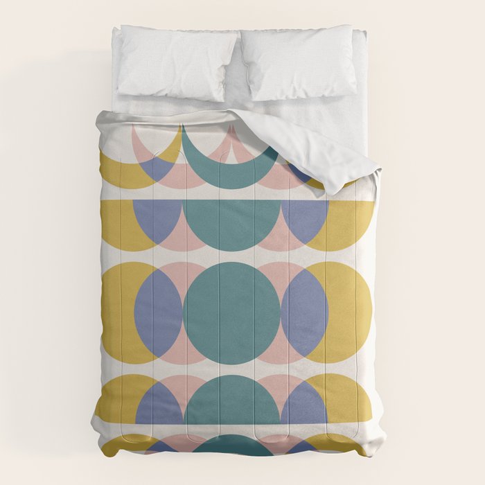 Moon Phases Abstract I Comforter Gallery Image 1