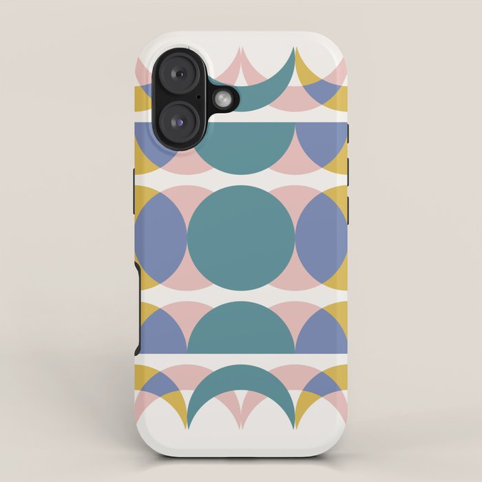 Moon Phases Abstract I iPhone Case Gallery Image 1