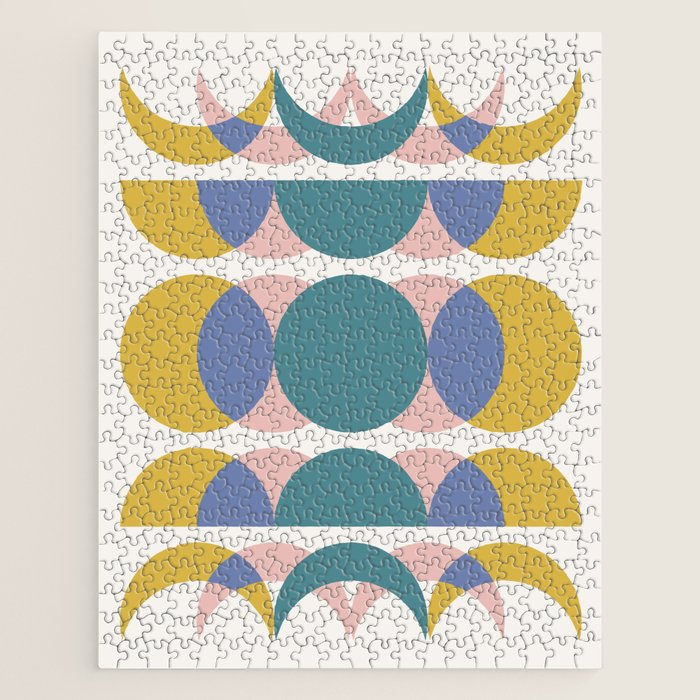 Moon Phases Abstract I Jigsaw Puzzle Gallery Image 1