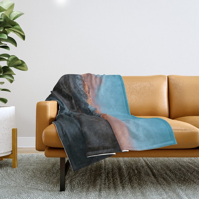 Wilderness Gateway - Landscape and Nature Photography Throw Blanket Gallery Image 1