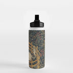 Unicorn In Captivity 'The Lady and the Unicorn' Medieval Tapestry Water Bottle Gallery Image 2
