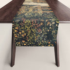Unicorn In Captivity 'The Lady and the Unicorn' Medieval Tapestry Table Runner Gallery Image 1