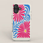 Viva Magenta Daisies iPhone Case Gallery Image 1