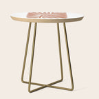 Terracotta abstract leaf Side Table Gallery Image 1