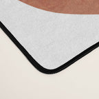 Terracotta abstract leaf Desk Mat Gallery Image 4