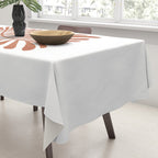 Terracotta abstract leaf Tablecloth Gallery Image 3