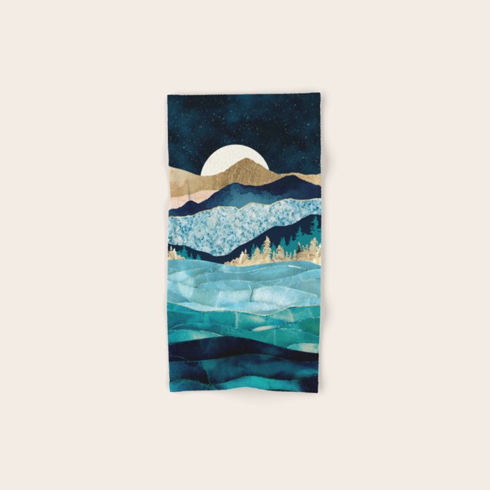 Midnight Ocean Bath Towel Gallery Image 1