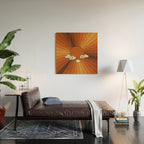 Retro Sunshine Wood Wall Art Gallery Image 2