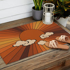 Retro Sunshine Outdoor Rug Gallery Image 2