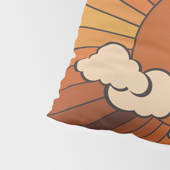 Retro Sunshine Pillow Sham Gallery Image 4