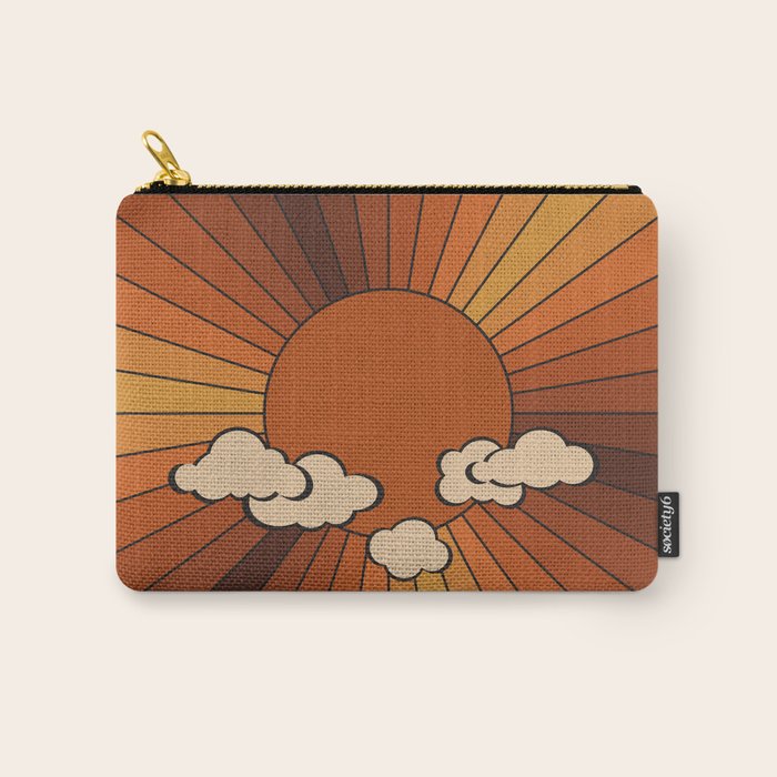 Retro Sunshine Carry All Pouch Gallery Image 1