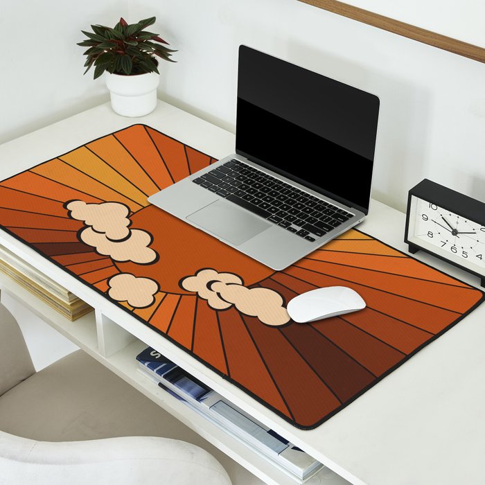 Retro Sunshine Desk Mat Gallery Image 2