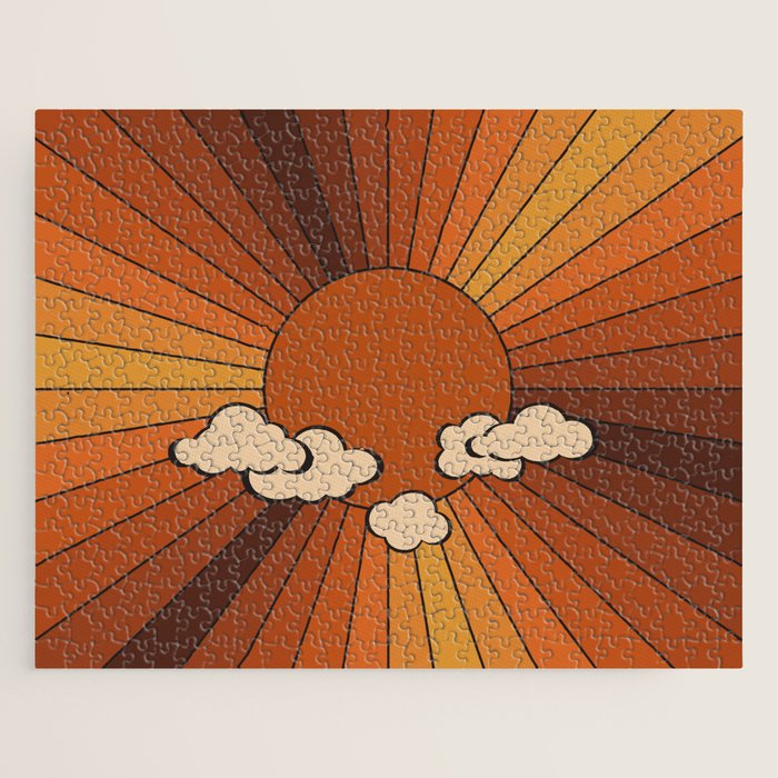 Retro Sunshine Jigsaw Puzzle Gallery Image 1