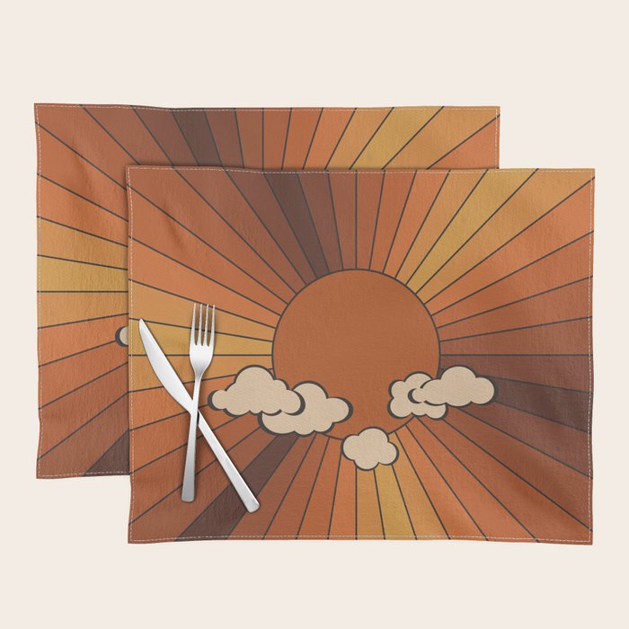 Retro Sunshine Placemat Gallery Image 1