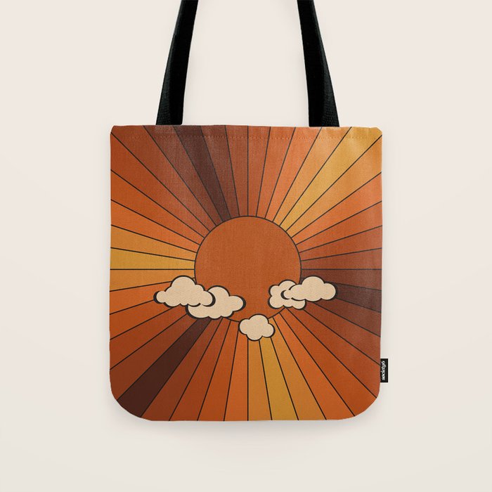Retro Sunshine Tote Bag Gallery Image 1
