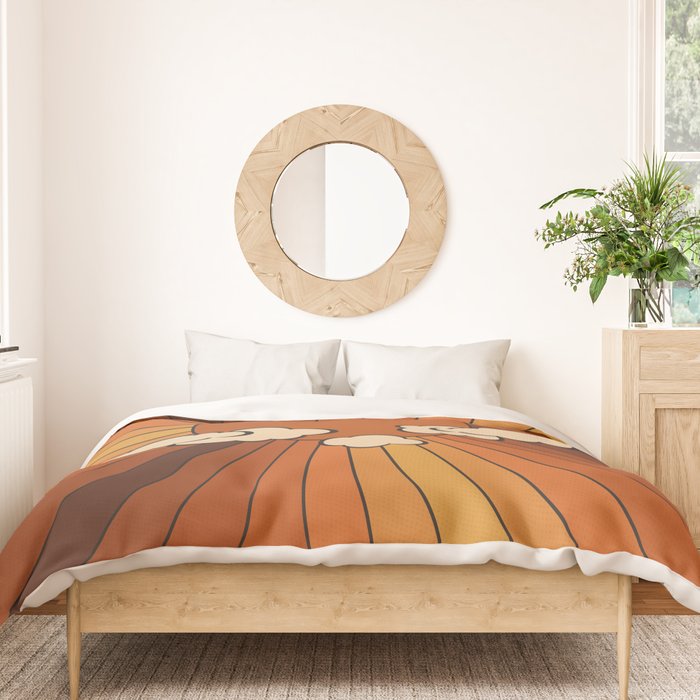 Retro Sunshine Duvet Cover Gallery Image 3