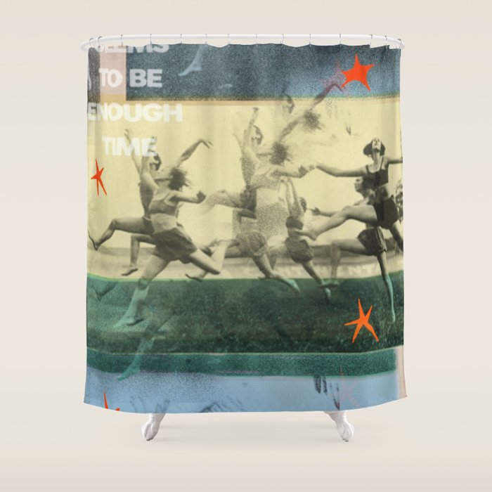 run and dance and sing Shower Curtain Gallery Image 1
