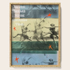 run and dance and sing Serving Tray Gallery Image 1