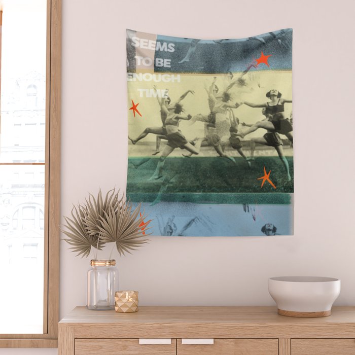 run and dance and sing Wall Tapestry Gallery Image 2