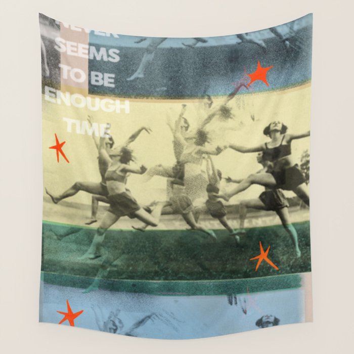 run and dance and sing Wall Tapestry Gallery Image 4