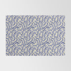 Summer blue Floral Rug Gallery Image 2