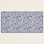 Summer blue Floral Desk Mat Gallery Image 3