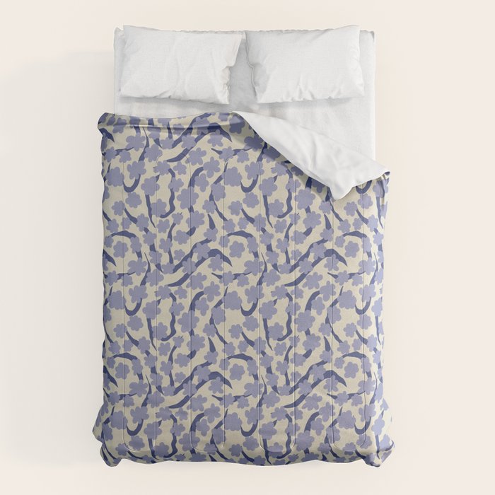 Summer blue Floral Comforter Gallery Image 6