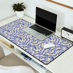 Summer blue Floral Desk Mat Gallery Image 2