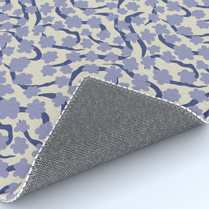 Summer blue Floral Rug Gallery Image 4