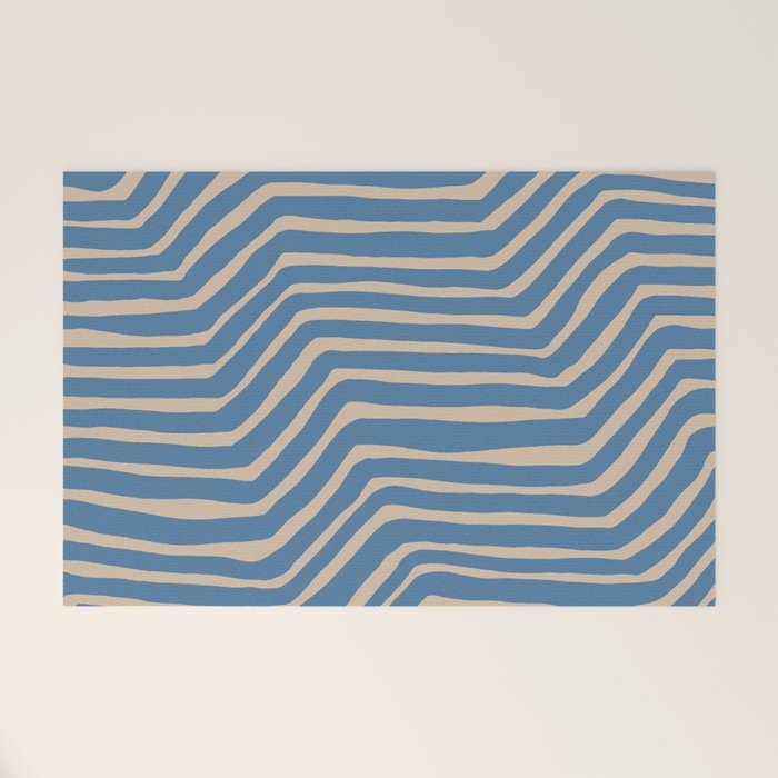 Towa in denim blue Welcome Mat Gallery Image 1