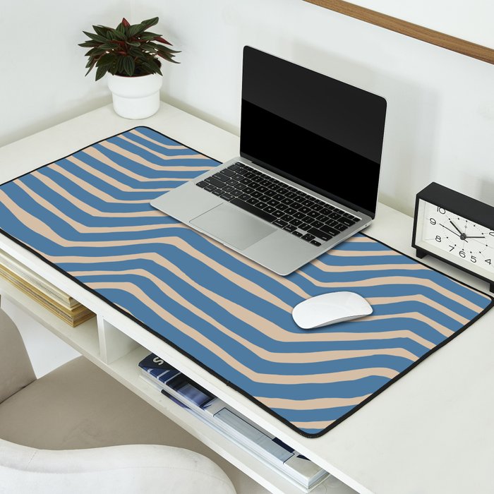 Towa in denim blue Desk Mat Gallery Image 2